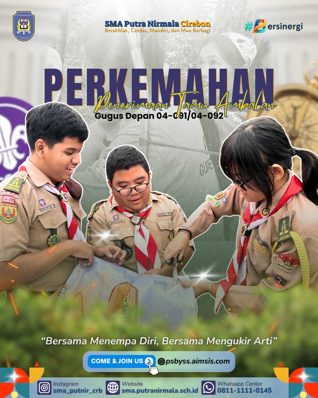 Bukan Sekadar Berkemah: Perkemahan Calon Tegak Menempa Karakter, Menumbuhkan Kebersamaan, dan Mendekatkan Siswa pada Alam